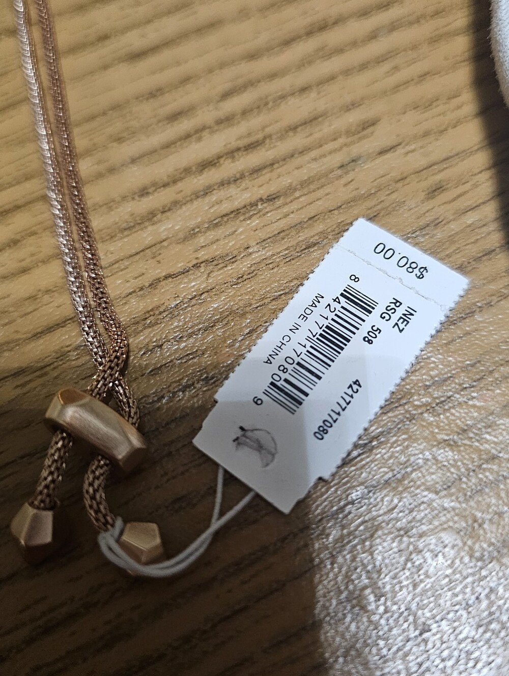 Kendra Scott Inez Maroon Jade Necklace - Picture 4 of 4
